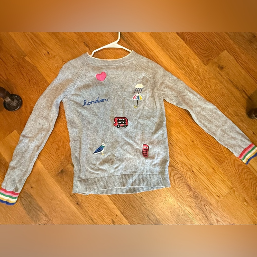 Gray Boden Estella Embellished Sweater